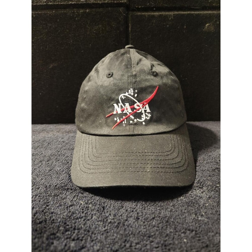 NASA Black Vector Youth Astronaut Gear StrapBack Cap